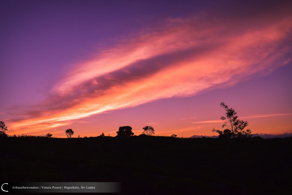 The Beautiful Red Sky !!