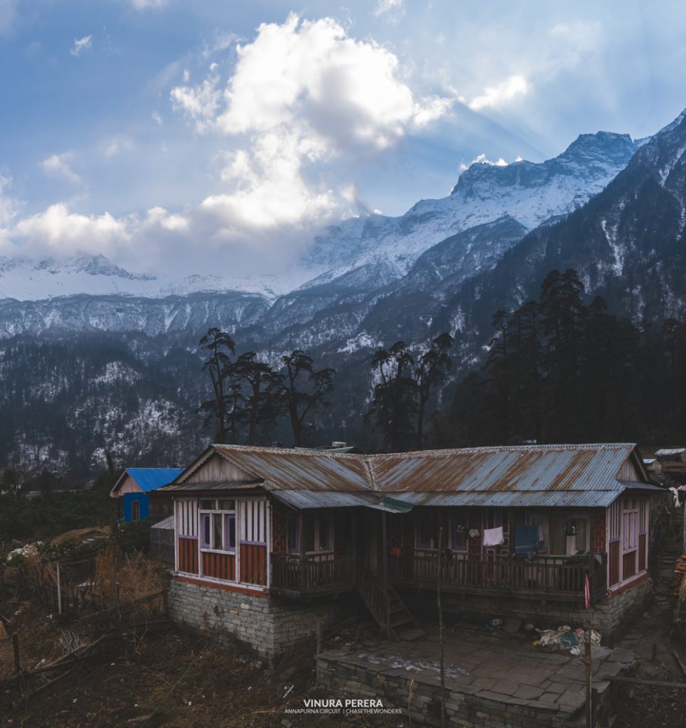 Tea house on Annapurna Circuit